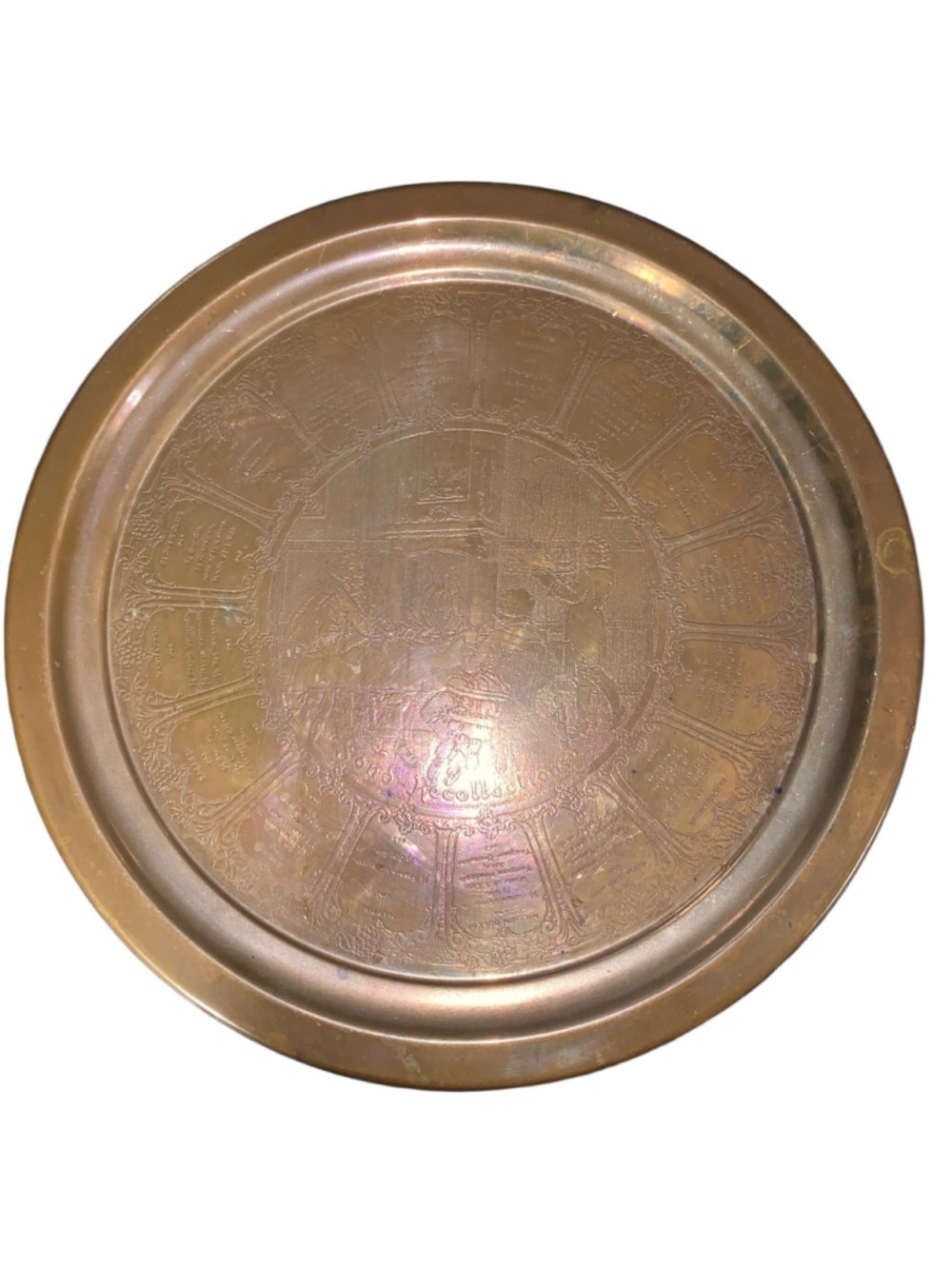 Flemish Copper Tray 13 inch Cocktail Recipes